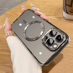 Electroplating MagSafe Phone Case, For iPhone 12, For iPhone 12 Pro Max, For iPhone 12 Pro, For iPhone 11 Pro Max