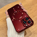 Electroplating MagSafe Phone Case, For iPhone 15, For iPhone 14 Plus, For iPhone 14, For iPhone 14 Pro