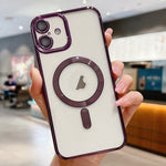 Electroplating MagSafe Phone Case, For iPhone 16 Pro, For iPhone 16 Plus, For iPhone 16, For iPhone 15 Pro Max, For iPhone 15 Pro, For iPhone 15 Plus