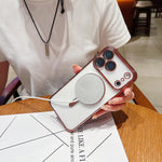 Electroplating MagSafe Phone Case, For iPhone 15, For iPhone 14 Plus, For iPhone 14, For iPhone 14 Pro