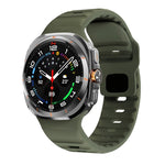 Wave Texture Reverse Buckle Silicone Watch Band, For Samsung Galaxy Watch Ultra 47mm / Ultra 2025