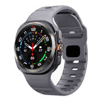 Wave Texture Reverse Buckle Silicone Watch Band, For Samsung Galaxy Watch Ultra 47mm / Ultra 2025