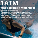 G45 2.01 inch Screen Silicone Strap 10m Waterproof Smart Watch, Support Flashlight / Bluetooth Call / HRV