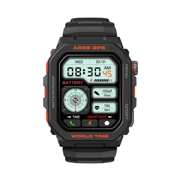 Zeblaze Ares GPS Rugged GPS Smart Watch, Support Heart Rate / Pulse Ox Blood Oxygen