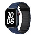 Tri-beads Magnetic Hoop Silicone Watch Band, For Apple Watch Series 3 38mm