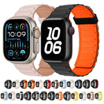 Tri-beads Magnetic Hoop Silicone Watch Band, For Apple Watch Series 6 40mm