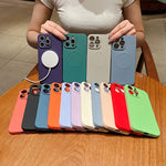 Solid Color Liquid Silicone MagSafe Magnetic Phone Case, For iPhone 16 Pro, For iPhone 16 Plus, For iPhone 16