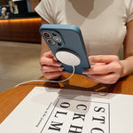 Solid Color Liquid Silicone MagSafe Magnetic Phone Case, For iPhone 16 Pro, For iPhone 16 Plus, For iPhone 16