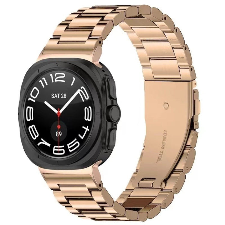 Three Beads Stainless Steel Watch Band, For Galaxy Watch Ultra2 2026 / 2025 / 1 2024