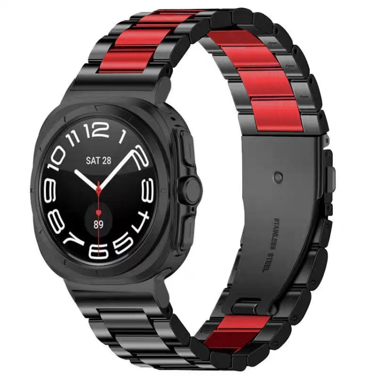 Three Beads Stainless Steel Watch Band, For Galaxy Watch Ultra2 2026 / 2025 / 1 2024
