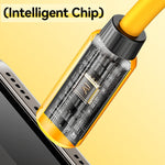 WK WDC-27i Elastic Genuine Silicone 1m 12W USB to 8 Pin Fast Charging Data Cable, WDC-27i