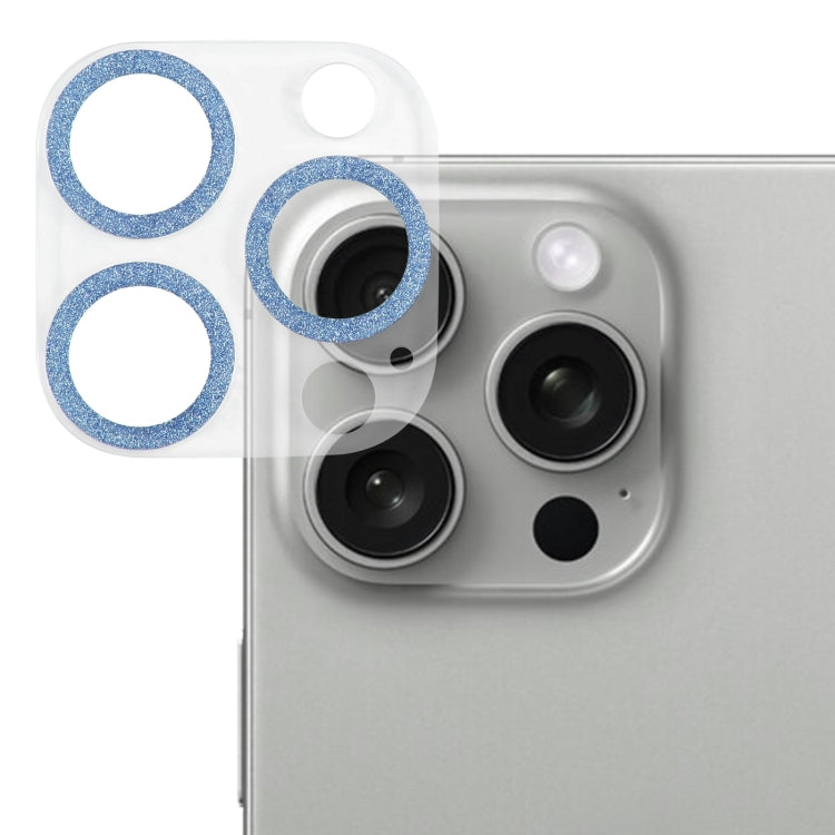 Glitter Ring Tempered Glass Camera Lens Film, For iPhone 17, For iPhone 16 Pro / 16 Pro Max, For iPhone 16 / 16 Plus