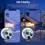 Glitter Ring Tempered Glass Camera Lens Film, For iPhone 17, For iPhone 16 Pro / 16 Pro Max, For iPhone 16 / 16 Plus