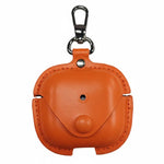 Business Leather Earphone Protective Case with Hook, For AirPods Pro 3, For AirPods 4