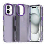 Candy PC Hybrid TPU Shockproof Phone Case, For iPhone 16 Plus, For iPhone 16, For iPhone 15 Pro Max, For iPhone 15 Pro, For iPhone 15 Plus, For iPhone 15