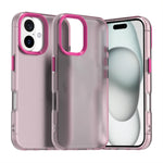 Candy PC Hybrid TPU Shockproof Phone Case, For iPhone 16 Plus, For iPhone 16, For iPhone 15 Pro Max, For iPhone 15 Pro, For iPhone 15 Plus, For iPhone 15