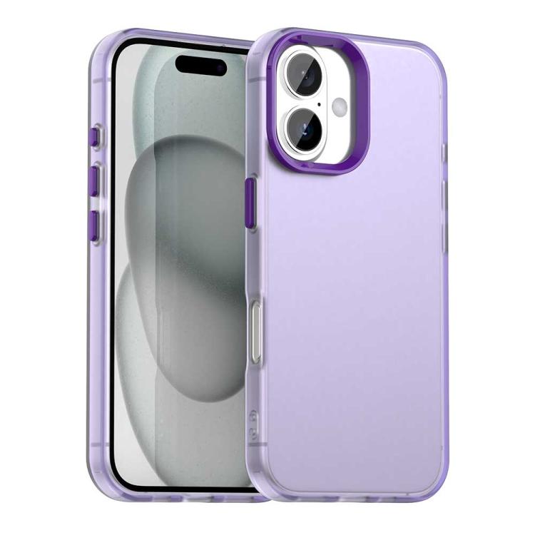 Candy PC Hybrid TPU Shockproof Phone Case, For iPhone 17 Pro Max, For iPhone 17 Pro, For iPhone 17, For iPhone Air, For iPhone 16 Pro Max, For iPhone 16 Pro