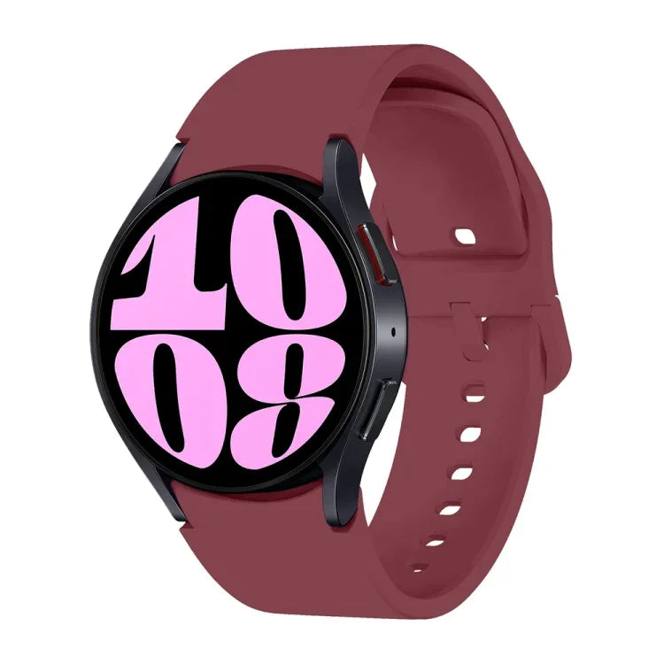 Button Style Quick Release Silicone Watch Band, For Samsung Galaxy Watch 7 / 6