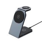 SW18 3 in 1 Metal Magnetic Wireless Charger
