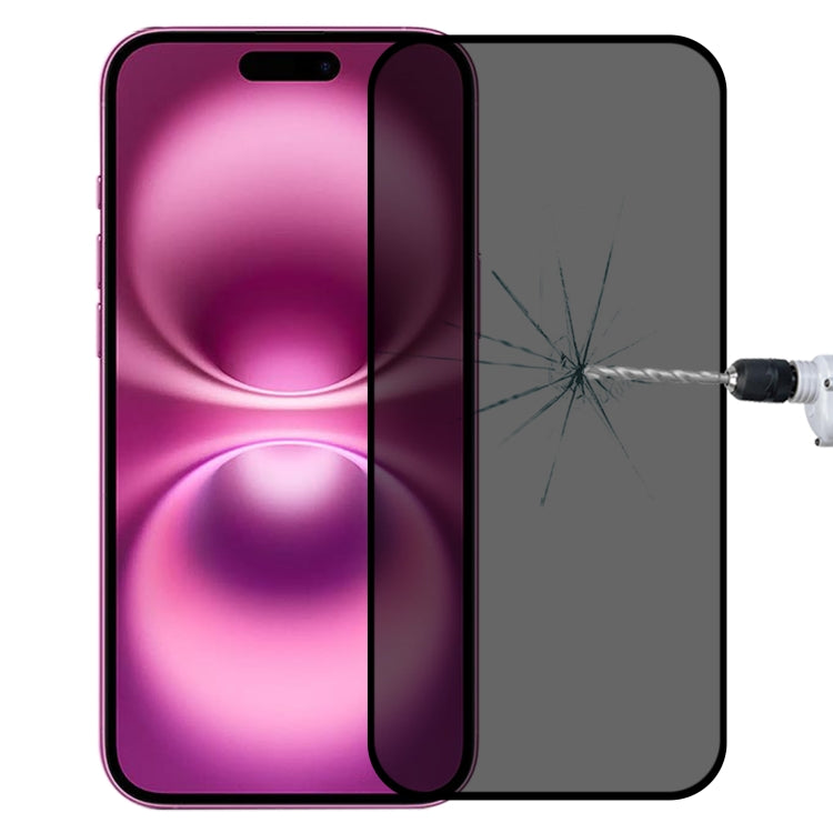 Full Cover Anti-spy Silk Screen Tempered Glass Film, For iPhone 17 Pro Max, For iPhone 17 Pro, For iPhone 17, For iPhone Air, For iPhone 16 Pro Max, For iPhone 16 Pro, For iPhone 16 Plus, For iPhone 16