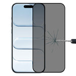 Full Cover Anti-spy Silk Screen Tempered Glass Film, For iPhone 17 Pro Max, For iPhone 17 Pro, For iPhone 17, For iPhone Air, For iPhone 16 Pro Max, For iPhone 16 Pro, For iPhone 16 Plus, For iPhone 16