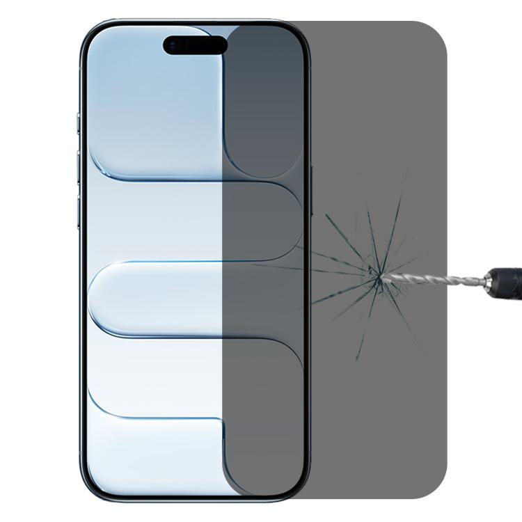 High Transparency Full Cover Anti-spy Tempered Glass Film, For iPhone 17 Pro Max, For iPhone 17 Pro, For iPhone 17, For iPhone Air, For iPhone 16 Pro Max, For iPhone 16 Pro, For iPhone 16 Plus, For iPhone 16