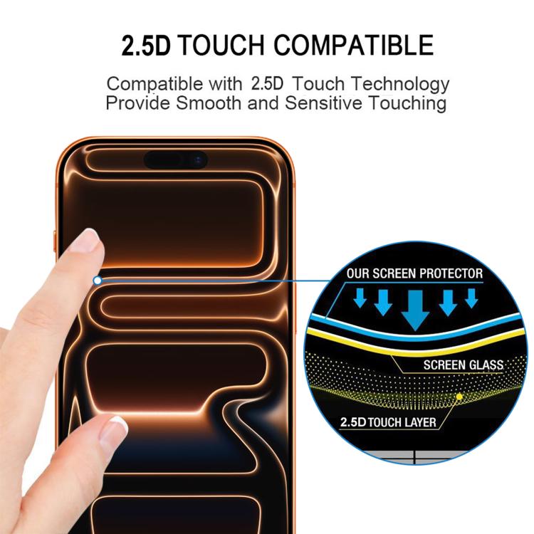 Full Glue Screen Tempered Glass Film, For iPhone 17 Pro Max, For iPhone 17 Pro, For iPhone 17, For iPhone Air, For iPhone 16 Pro Max, For iPhone 16 Pro, For iPhone 16 Plus, For iPhone 16