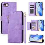 Multi-Card Slots Zipper Wallet Leather Phone Case, For iPhone 14 Pro Max, For iPhone SE 2022 / 2020 / 8 / 7, For iPhone 13 Pro Max, For iPhone 13 Pro, For iPhone 13 mini, For iPhone 12 / 12 Pro, For iPhone 12 Pro Max, For iPhone 12 mini