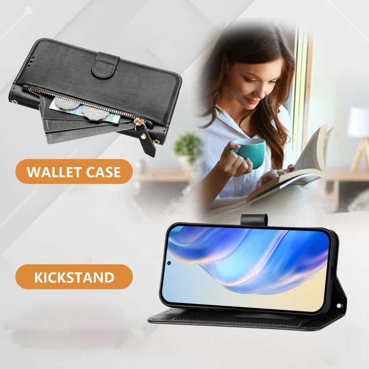 Multi-Card Slots Zipper Wallet Leather Phone Case, For iPhone 17e / 16e, For iPhone 17 Pro Max, For iPhone 17 Pro, For iPhone 17, For iPhone Air, For iPhone 16 Pro Max, For iPhone 16 Pro, For iPhone 16 Plus