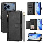 Multi-Card Slots Zipper Wallet Leather Phone Case, For iPhone 17e / 16e, For iPhone 17 Pro Max, For iPhone 17 Pro, For iPhone 17, For iPhone Air, For iPhone 16 Pro Max, For iPhone 16 Pro, For iPhone 16 Plus