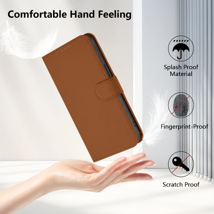 Skin Feel Solid Color Leather Phone Case with Lanyard, For iPhone 13 Pro Max, For iPhone 13 Pro