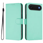 Skin Feel Solid Color Leather Phone Case with Lanyard, For iPhone Air, For iPhone 16 Pro Max