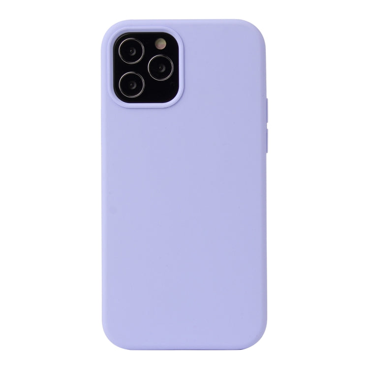 Solid Color Liquid Silicone Shockproof Protective Case, For iPhone 12 mini, For iPhone 12 / 12 Pro, For iPhone 12 Pro Max