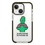Simple Illustration Pattern Full Coverage Phone Case, For iPhone 13 mini