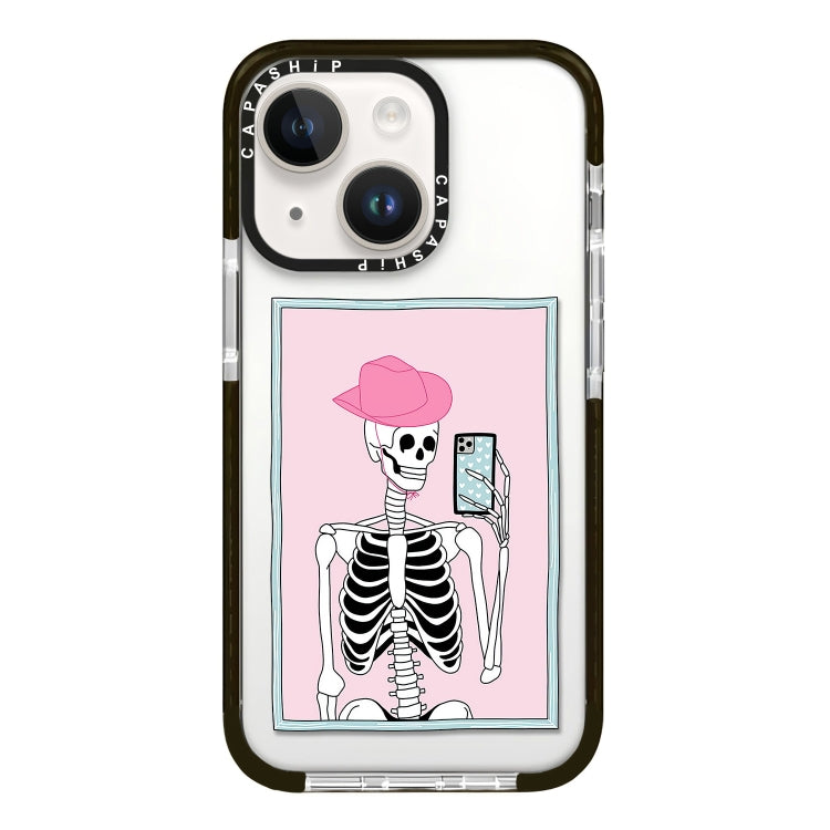 Simple Illustration Pattern Full Coverage Phone Case, For iPhone 14