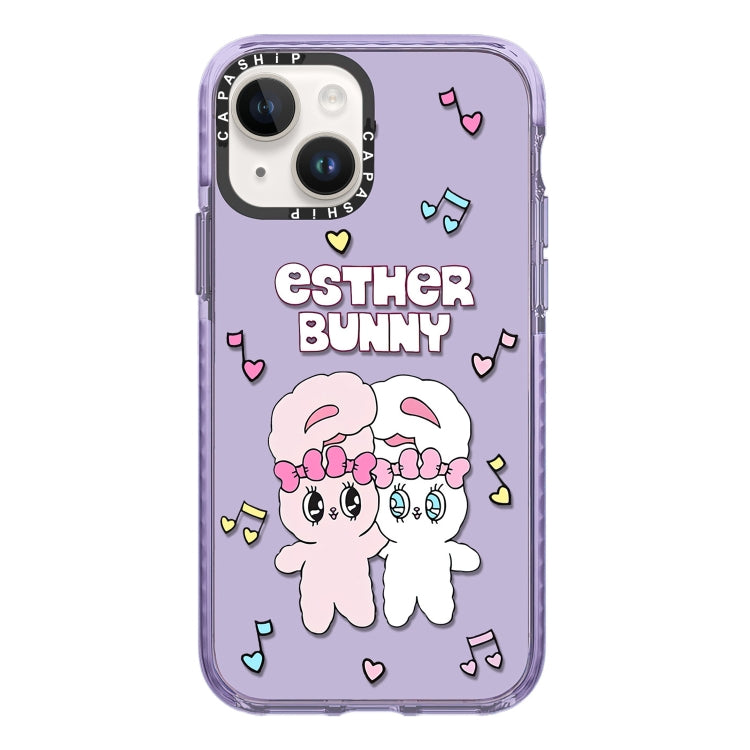 Simple Illustration Pattern Full Coverage Phone Case, For iPhone 14 Plus