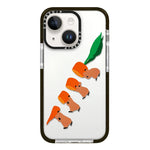 Simple Illustration Pattern Full Coverage Phone Case, For iPhone 14 Plus