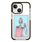 Simple Illustration Pattern Full Coverage Phone Case, For iPhone 14 Plus