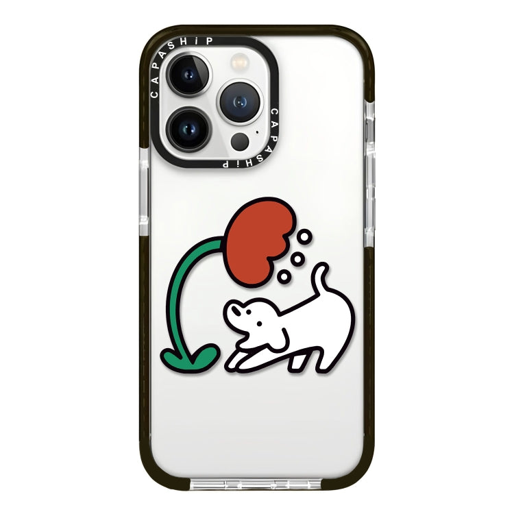 Simple Illustration Pattern Full Coverage Phone Case, For iPhone 14 Pro