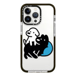 Simple Illustration Pattern Full Coverage Phone Case, For iPhone 14 Pro