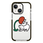 Simple Illustration Pattern Full Coverage Phone Case, For iPhone 15