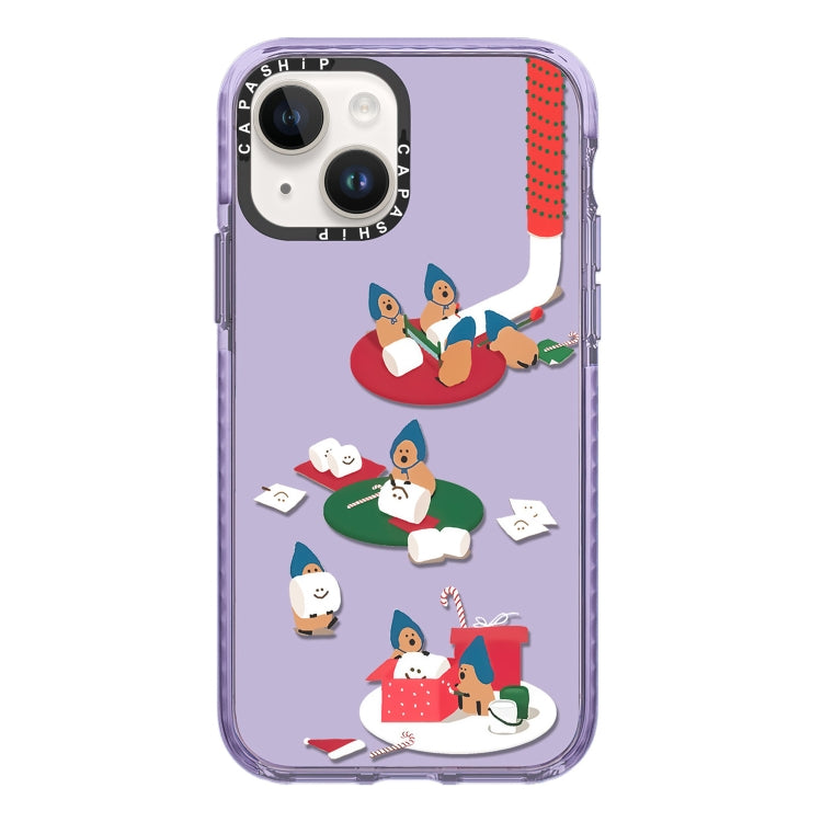 Simple Illustration Pattern Full Coverage Phone Case, For iPhone 15
