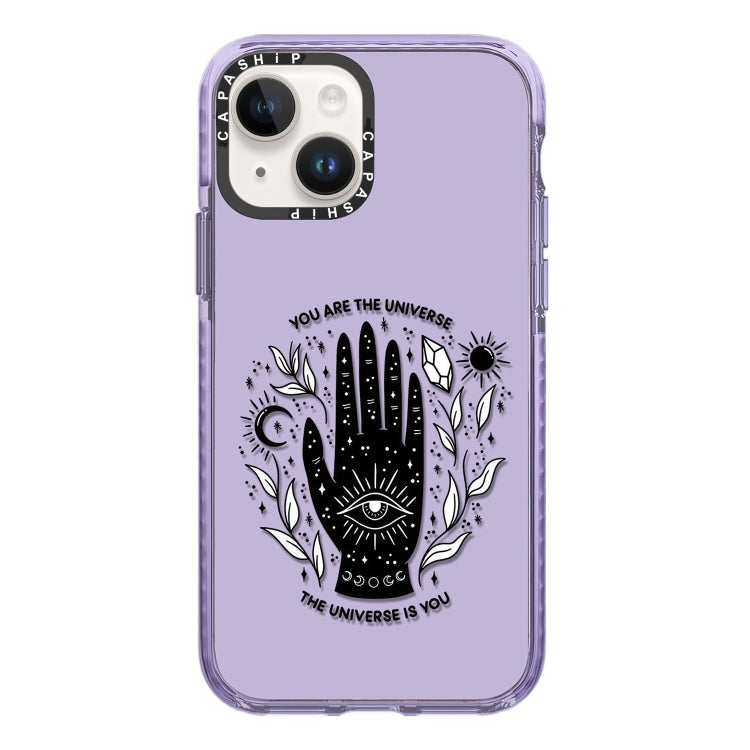 Simple Illustration Pattern Full Coverage Phone Case, For iPhone 15 Plus