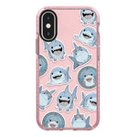 Simple Illustration Pattern Full Coverage Phone Case, For iPhone X / XS