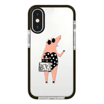 Simple Illustration Pattern Full Coverage Phone Case, For iPhone XS Max