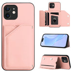 Skin Feel Four Card Slots Phone Case with Wrist Strap, For iPhone 12 mini, For iPhone 11 Pro Max, For iPhone 11, For iPhone 11 Pro, For iPhone X / XS, For iPhone XR, For iPhone XS Max, For iPhone 7 Plus / 8 Plus