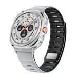 Magnetic Silicone Watch Band, For Samsung Galaxy Watch Ultra 47mm / Ultra 2025