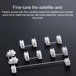 AULA F87 87 Keys Wired/2.4G/Bluetooth Three Model Customized RGB Mechanical Keyboard