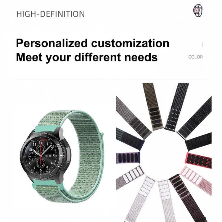 Simple Nylon Braided Strap, For Samsung Galaxy Watch 42mm
