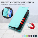 RC01 Dual-Folded Magnetic Suction RFID Leather Phone Case, For iPhone 17e / 16e, For iPhone 17 Pro Max, For iPhone 17 Pro, For iPhone 17, For iPhone Air, For iPhone 16 Pro Max